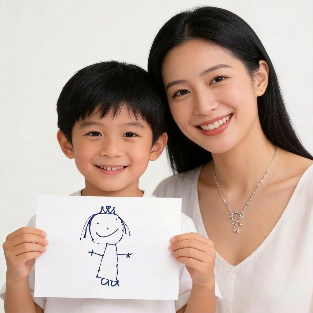 kidsmemory customized necklace